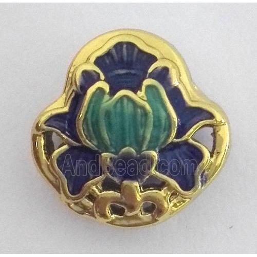 enameling copper spacer bead, colorfast