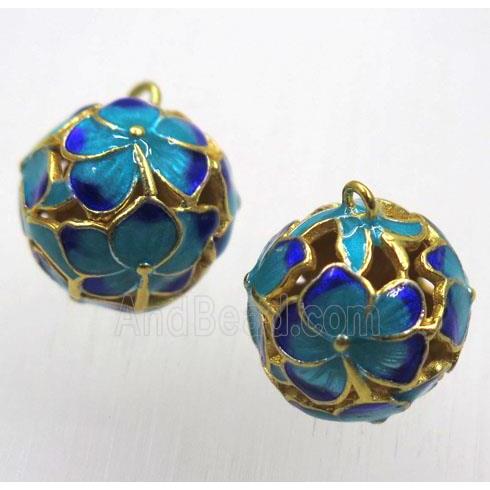 enameling copper pendant, colorfast