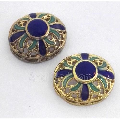 enameling copper spacer bead, colorfast