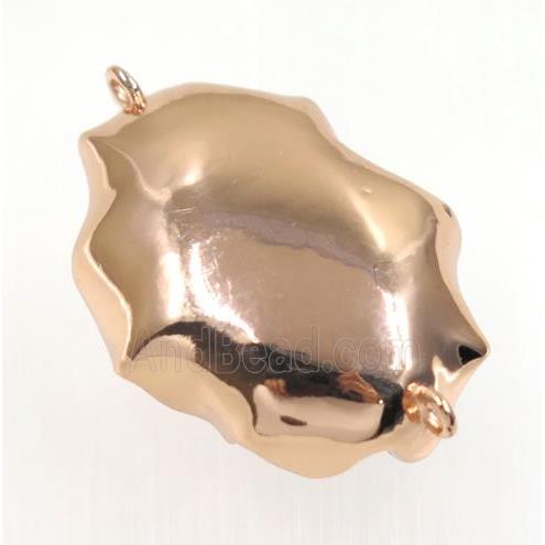 copper connector, rose gold