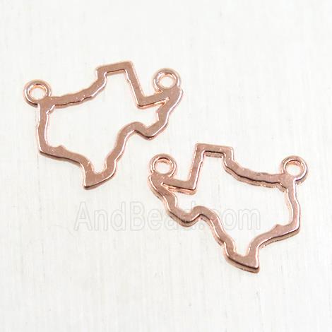 copper pendant, rose gold