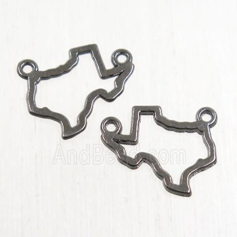 copper pendant, black