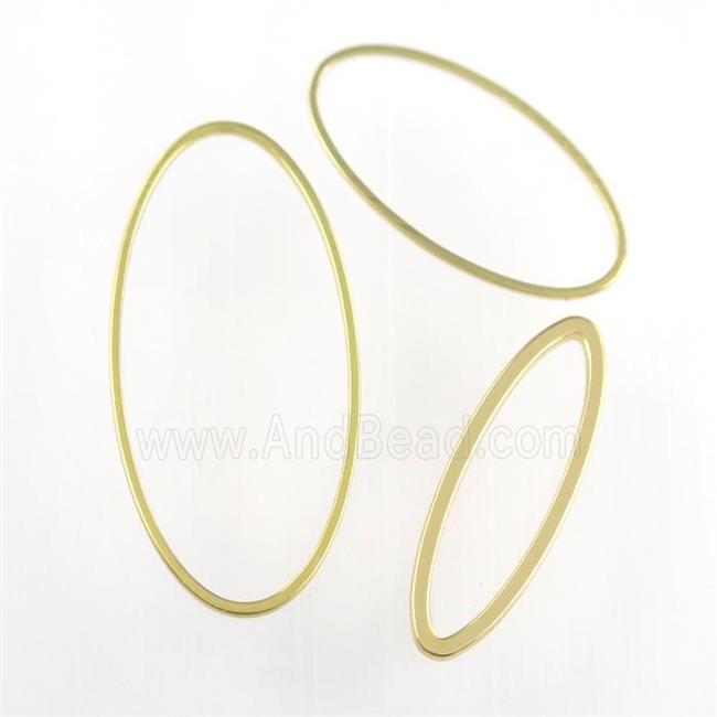 copper over jumpring, gold plated