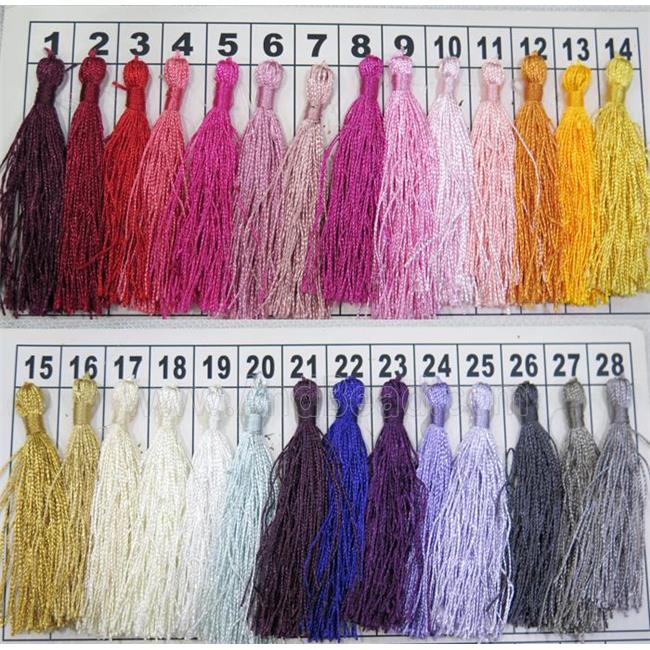 handmade tassel with nylon wire