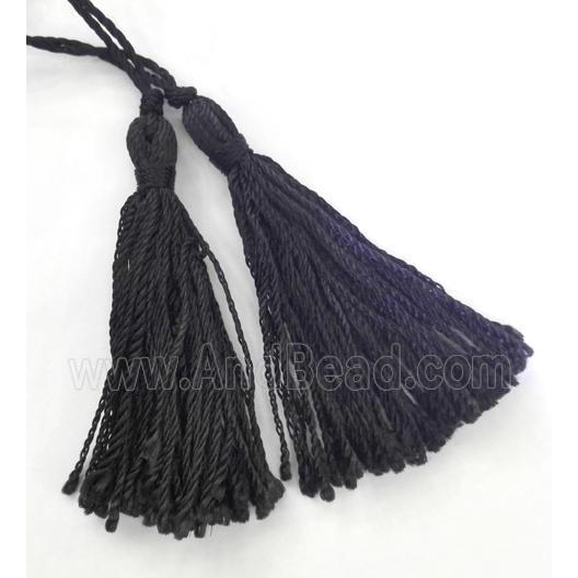 handmade tassel pendant with nylong wire