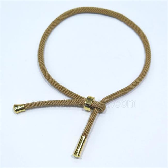 lt.coffee nylon bracelet, resized