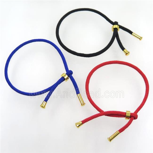 mix color Nylon bracelet, resized