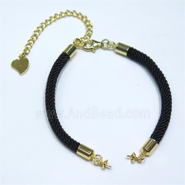 black red nylon cord for bracelet