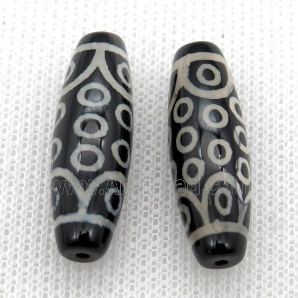tibetan DZi rice beads, eye