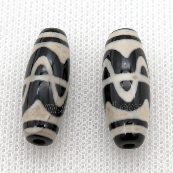 tibetan DZi rice beads