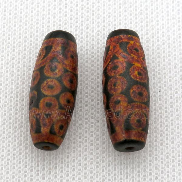 tibetan DZi rice beads, eye