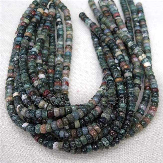 Indian Agate barrel beads