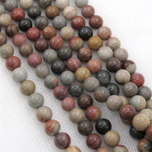 round Ocean Jasper beads