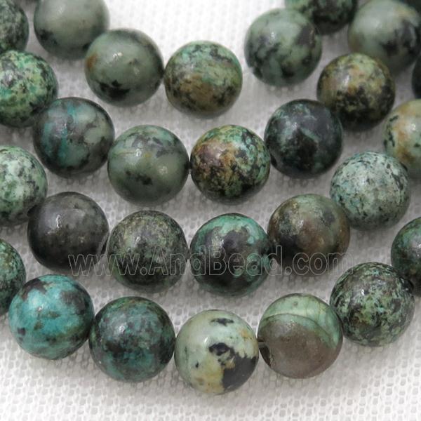 round green African Turquoise beads