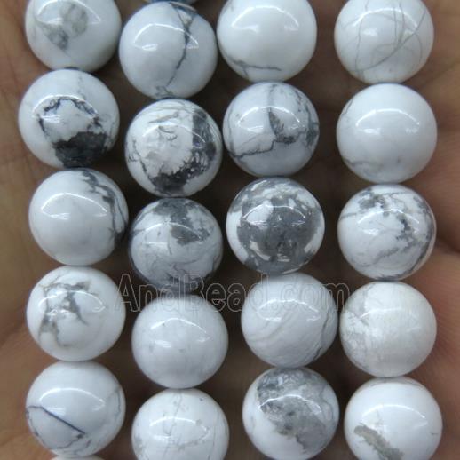 round white Howlite Turquoise beads