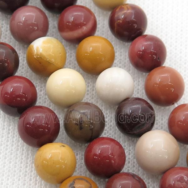 round Mookaite beads