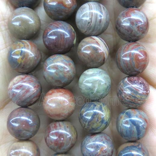 round cuckoo Jasper beads