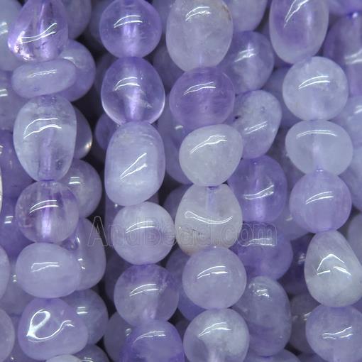 purple Chalcedony chip beads, freeform