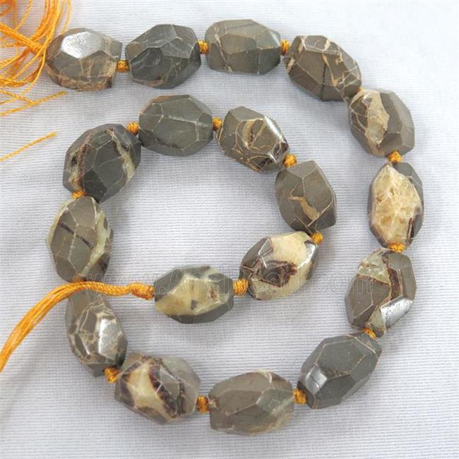 Demon Jasper beads, freeform