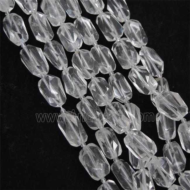 Clear Quartz nugget beads, freeform