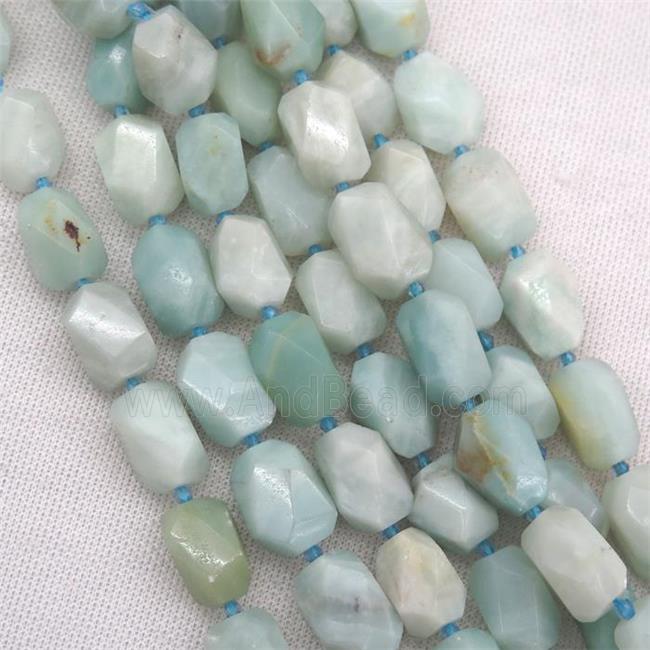 Chinese Amazonite nugget beads, freeform
