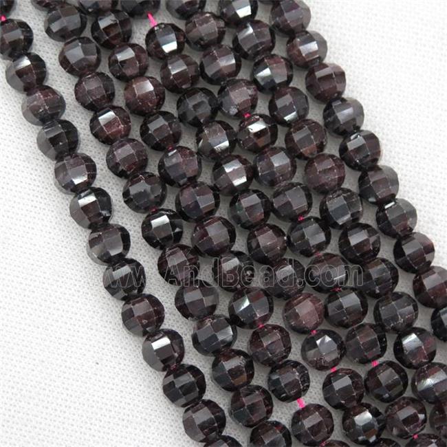 darkred Garnet lantern beads