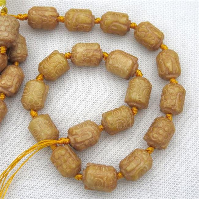 Chinese Agalmatolite buddha beads
