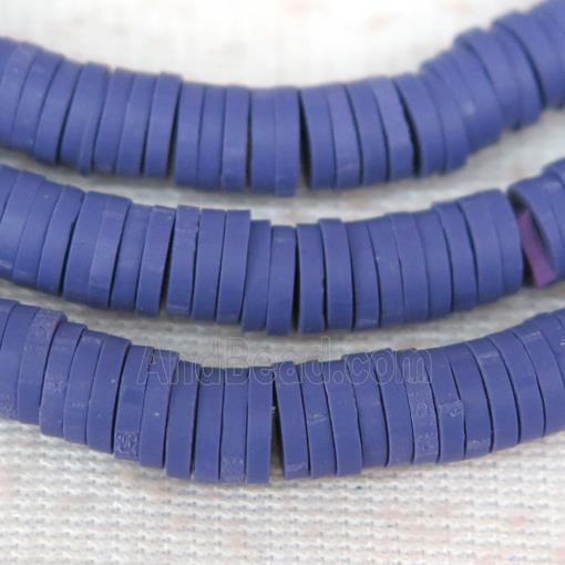 lvender Fimo Polymer Clay heishi beads