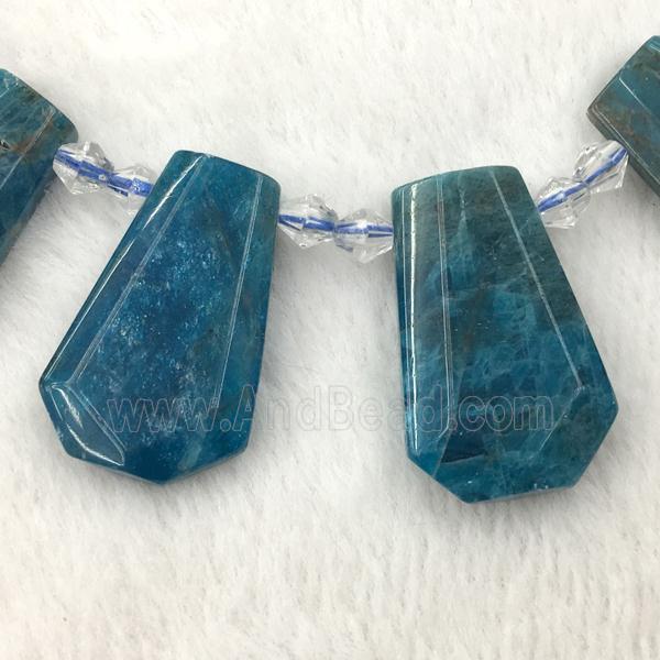 blue Apatite teardrop beads
