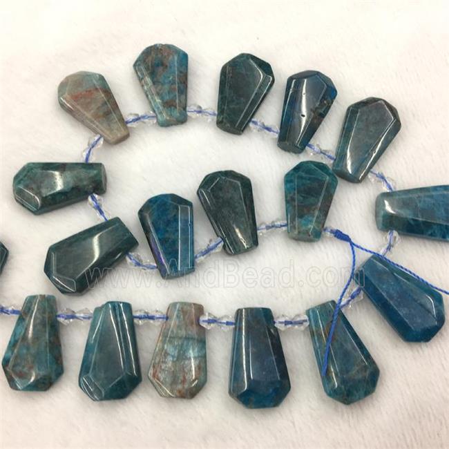 blue Apatite teardrop beads