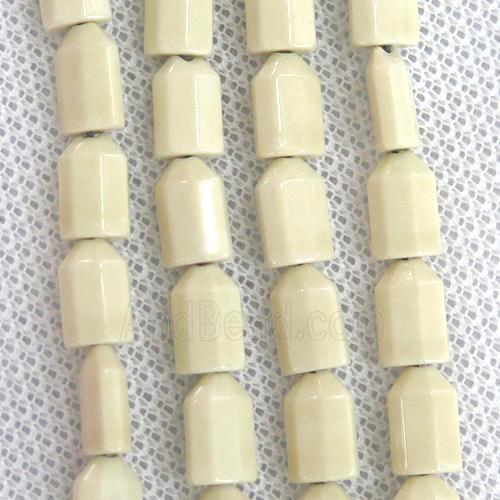 cream Oxidative Agate beads