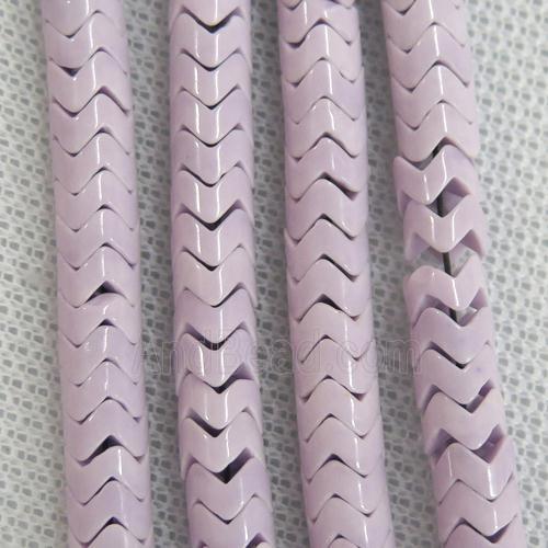 purple Oxidative Agate wave beads