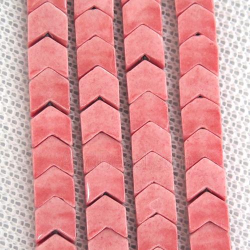 red Oxidative Agate beads