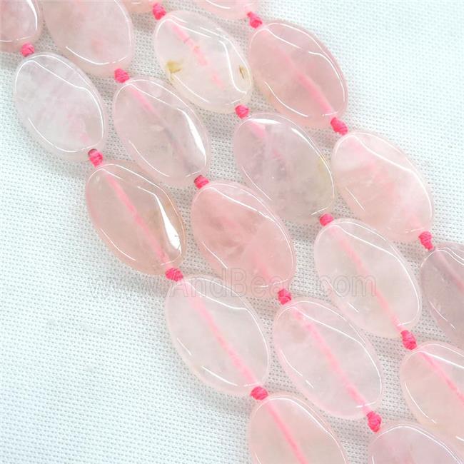 Rose Quartz oval Beads