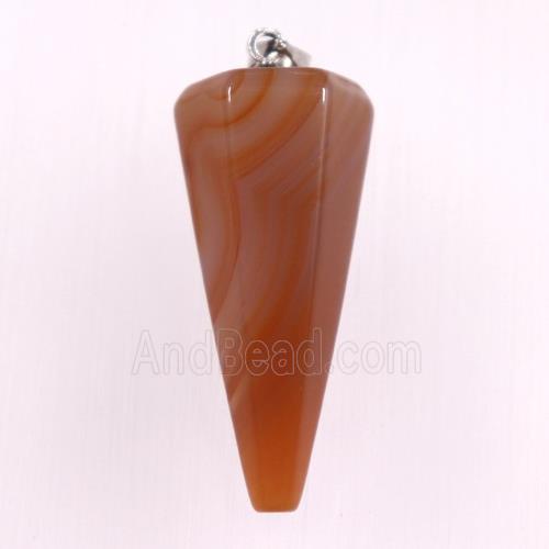 red carnelian agate pendulum pendants