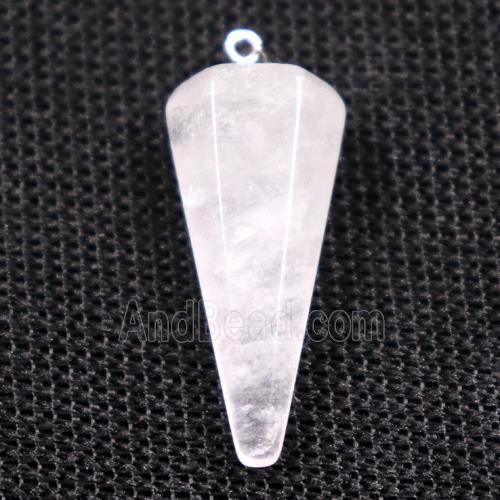 clear quartz pendulum pendants