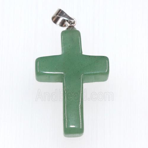 Green Aventurine pendants, cross