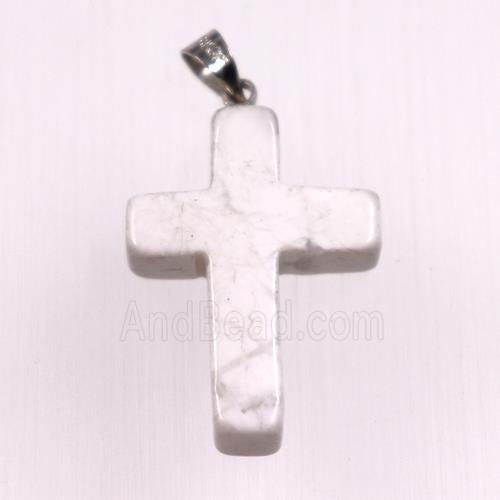 white turquoise pendants, cross