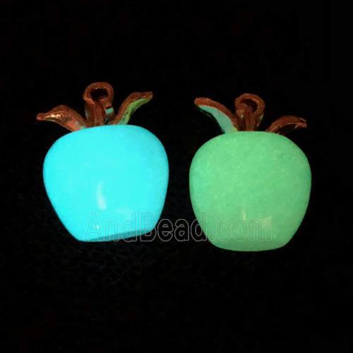 noctilucent stone pendants, apple, mixed