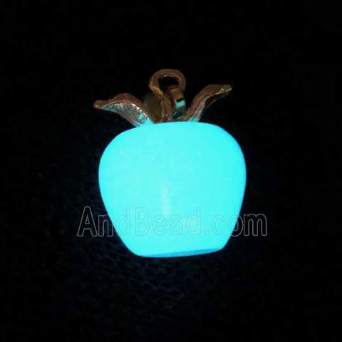 noctilucent stone pendants, apple, mixed