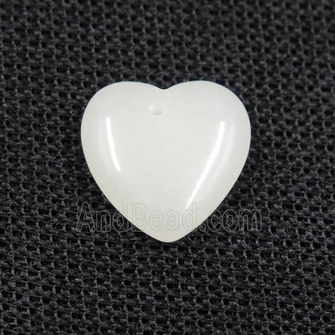 noctilucent stone heart pendants, mixed