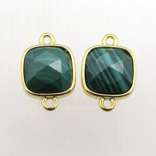 green Malachite square connector