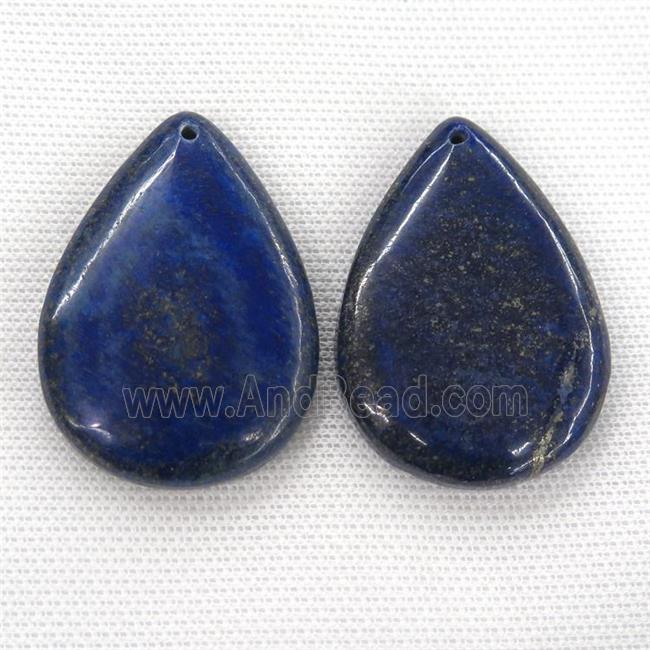 blue Lapis teardrop pendants