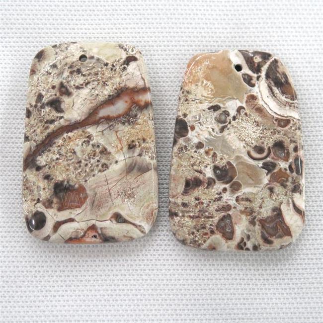 Ocean Jasper pendants, trapeziform