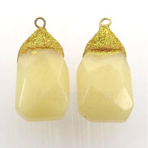 yellow Jade pendant