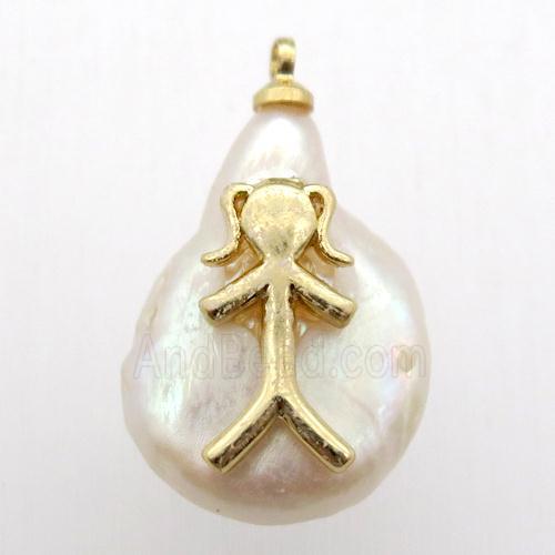 Natural Pearl pendant