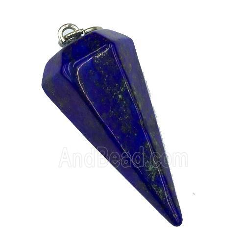 blue Lapis pendulum pendant