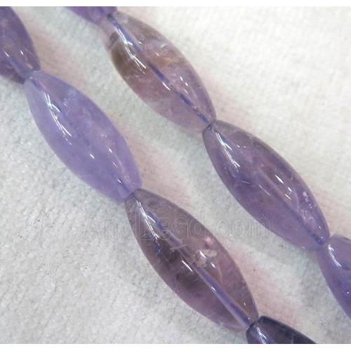barrel Amethyst Beads, purple