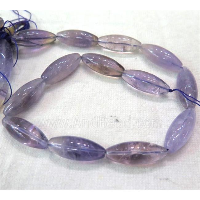 barrel Amethyst Beads, purple