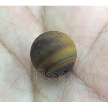 mixed round matte gemstone beads